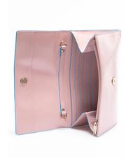 PIQUADRO CAMPIONARIO - BLUE SQUARE Clutch wallet in leather PINK 3 - Women&rsquo;s Wallets - 2