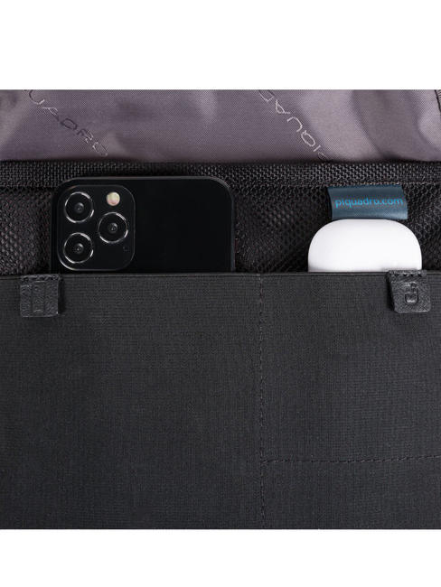 brief 2 one shoulder in recycled fabric Black - Over-the-shoulder Bags for Men