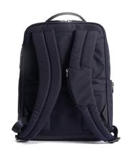 PIQUADRO BRIEF 2 laptop backpack and ipad holder in recycled fabric blue - Laptop backpacks - 2