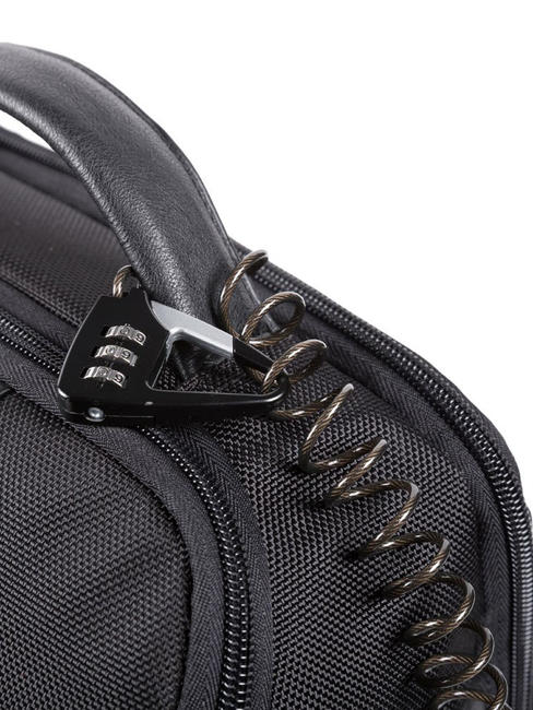 BRIEF 2 laptop backpack and ipad holder in recycled fabric Black - Laptop backpacks