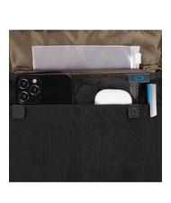 PIQUADRO BRIEF 2 ipad bag in recycled fabric blue - Over-the-shoulder Bags for Men - 4
