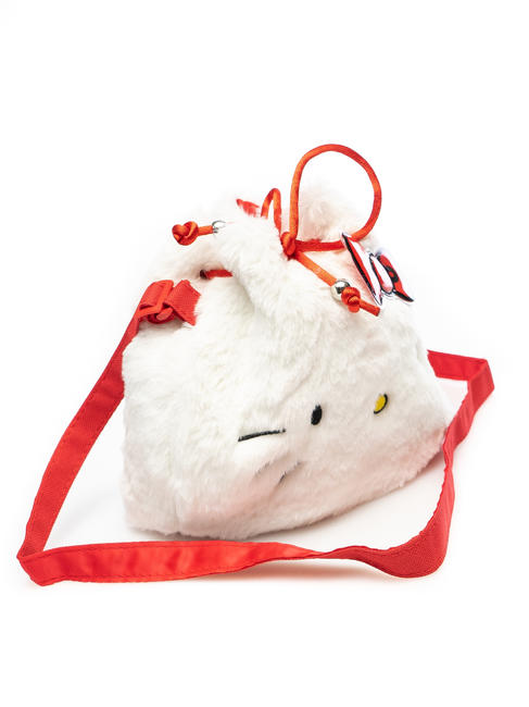 FURRY  Mini bucket with shoulder strap white - Kids bags and accessories