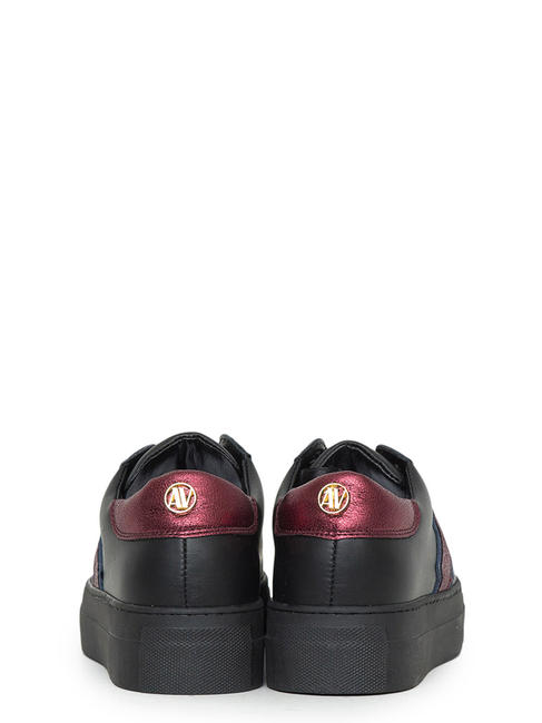 GIULIA FULMINE Leather sneakers multi red - Women’s shoes