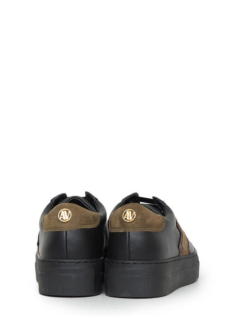 GIULIA FULMINE Leather sneakers multi green - Women’s shoes