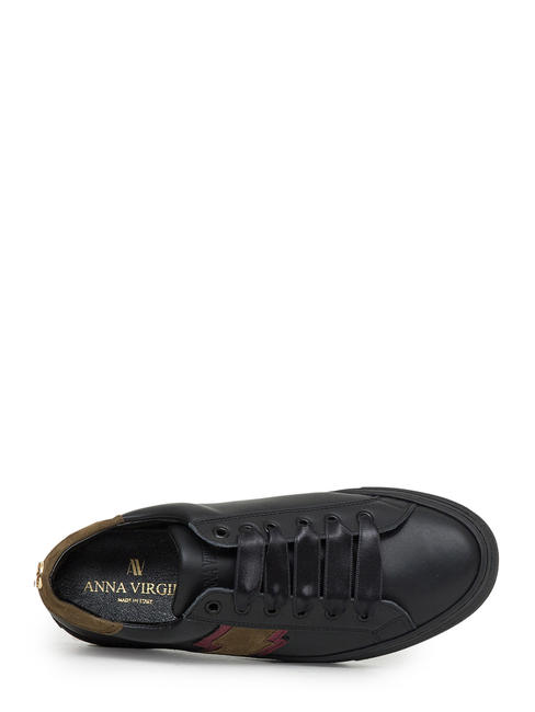 GIULIA FULMINE Leather sneakers multi green - Women’s shoes