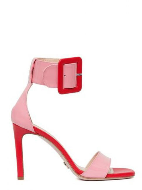 VERONICA High leather sandals multibub - Women’s shoes