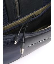 PIQUADRO BAG MOTIC 15.6 "pc backpack blue - Laptop backpacks - 4