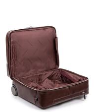 PIQUADRO BLU SQUARE Pilot trolley MAHOGANY - Trolley Pilot Case - Buy Online! - 4