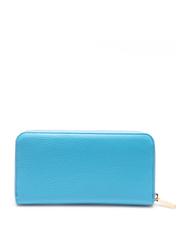 COCCINELLE  METALLIC SOFT Wallet in natural grain leather Pool - Women&rsquo;s Wallets - 2