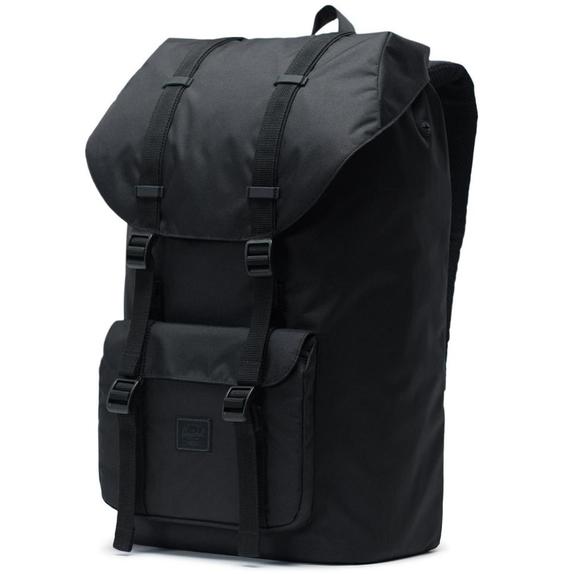 LITTLE AMERICA LIGHT Laptop backpack 15 " LIGHT BLACK - Backpacks & School and Leisure
