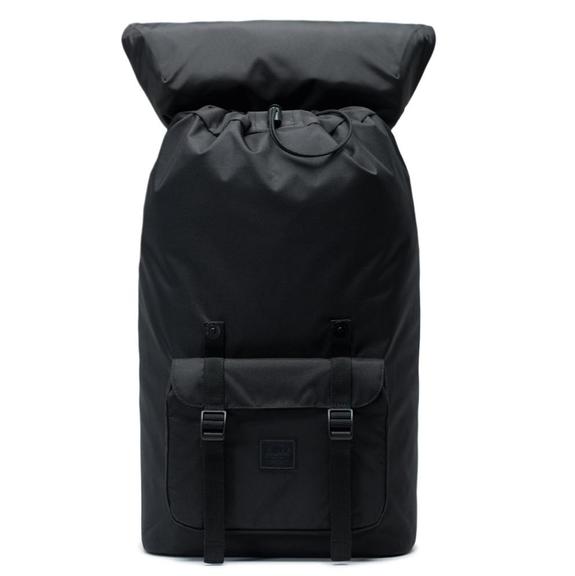 LITTLE AMERICA LIGHT Laptop backpack 15 " LIGHT BLACK - Backpacks & School and Leisure