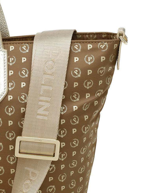 HERITAGE SOFT HERITAGE SOFT Shopping bag, with shoulder strap heritage soft nylon bag brown / gold - Women&rsquo;s Bags