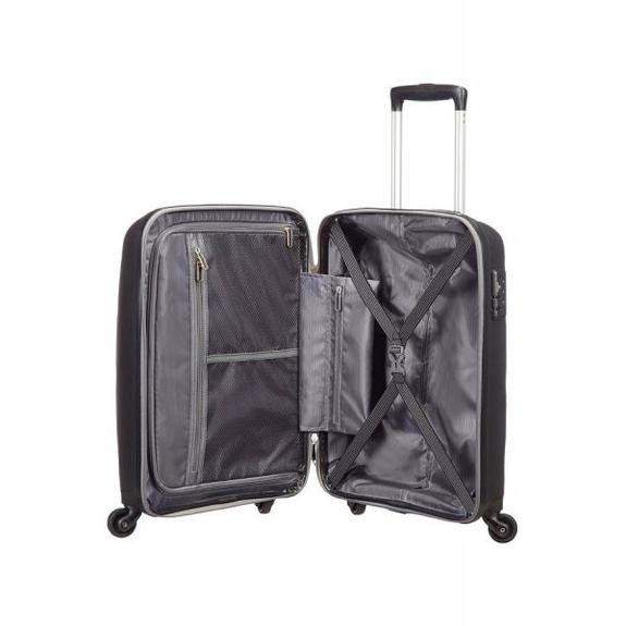 trolley case BON AIR line; hand luggage; ultralight BLACK - Hand luggage