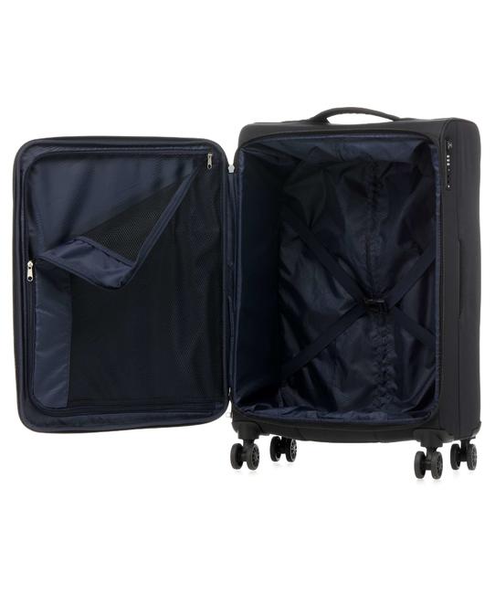 LITE RAY Medium Trolley Jetblack - Semi-rigid Trolley Cases