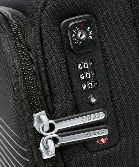 LITE RAY Medium Trolley Jetblack - Semi-rigid Trolley Cases