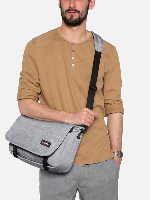 JR Fabric messenger sundaygrey - Work Briefcases