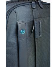 PIQUADRO backpack Line P16, PC port up to 14 " BLUE CHEVRON - Laptop backpacks - 4