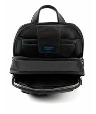 PIQUADRO backpack Line P16, PC port up to 14 " CHEVRON / BLACK - Laptop backpacks - 4