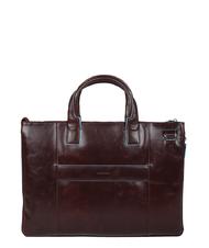 PIQUADRO folder BLUE SQUARE, PC mount 15,6 ", expandable MAHOGANY - Work Briefcases - 3