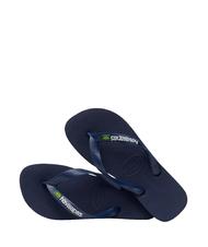 HAVAIANAS BRASIL LOGO Men's flip flops navyblu - Unisex shoes - 4