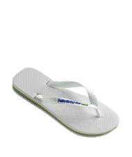 HAVAIANAS BRASIL LOGO Men's flip flops white - Unisex shoes - 3