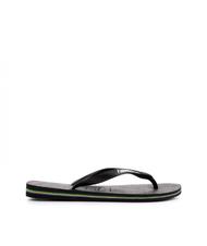 HAVAIANAS BRASIL LOGO Men's flip flops black black - Unisex shoes - 3