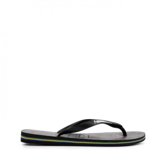 BRASIL LOGO Men's flip flops black black - Unisex shoes