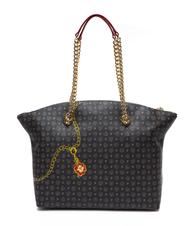 POLLINI HERITAGE PREPPY CLUB Shoulder shopper Black - Women&rsquo;s Bags - 4