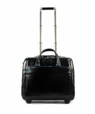 PIQUADRO BLU SQUARE Pilot trolley Black - Trolley Pilot Case - Buy Online! - 3