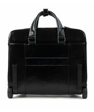 PIQUADRO BLU SQUARE Pilot trolley Black - Trolley Pilot Case - Buy Online! - 5