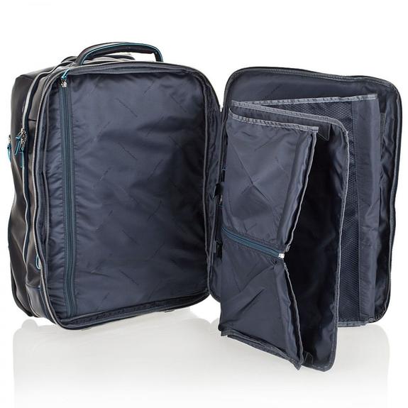 Trolley BLUE SQUARE line, hand luggage, 15 "PC holder blue - Hand luggage