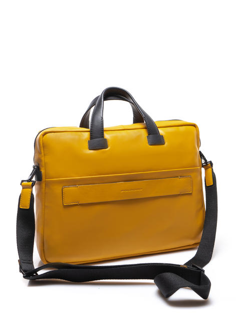 CAMPIONARIO - LINE Briefcase for PC 14 "/ iPad 10,5" Yellow - Work Briefcases