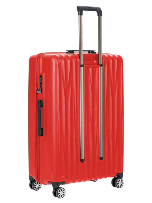 CERVIA Extra large trolley 79cm Red - Rigid Trolley Cases