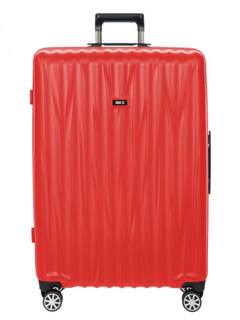 CERVIA Extra large trolley 79cm Red - Rigid Trolley Cases