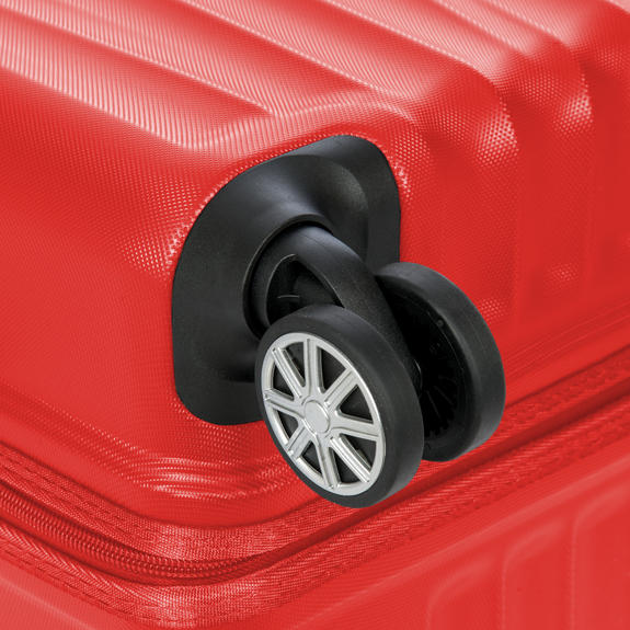 CERVIA Extra large trolley 79cm Red - Rigid Trolley Cases