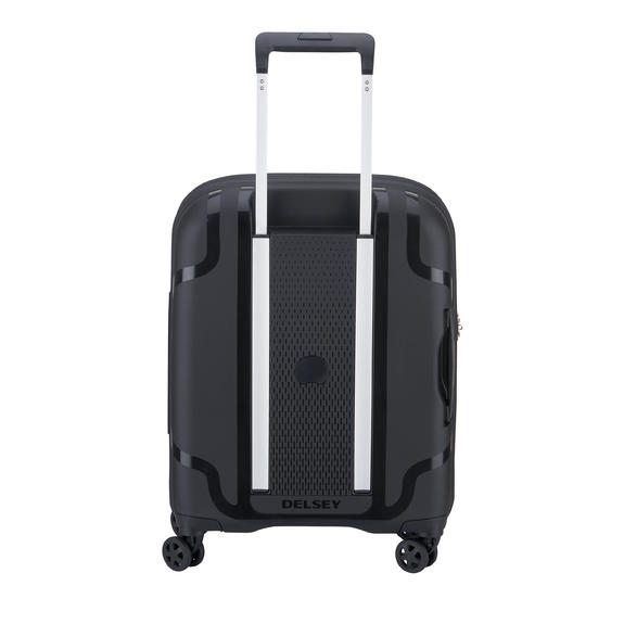 CLAVEL  Slim, ultralight hand luggage trolley Black - Hand luggage