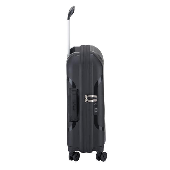 CLAVEL  Slim, ultralight hand luggage trolley Black - Hand luggage