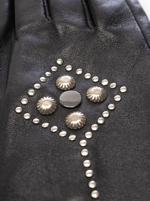 guanto con borchie  Black - Gloves