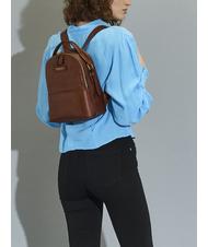 THE BRIDGE PEARL DISTRICT Leather backpack BROWN - Women&rsquo;s Bags - 5