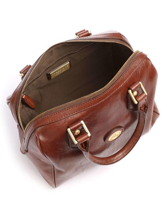 STORY Bag with shoulder strap, in leather BROWN - Women’s Bags