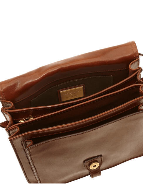 STORY Leather shoulder bag BROWN - Women’s Bags