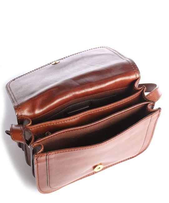 STORY Shoulder postina, in leather BROWN - Women’s Bags