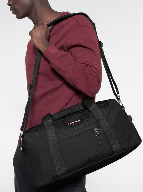 COMPACT + Duffle bag with shoulder strap BLACK - Duffle bags