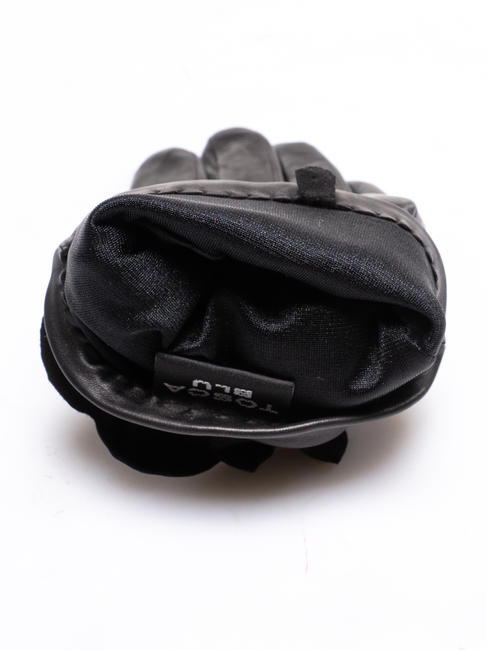 guanto con rouches  Black - Gloves