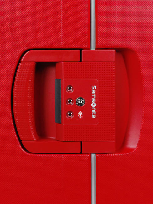 Trolley S'CURE line, extra-large size crismond red - Rigid Trolley Cases