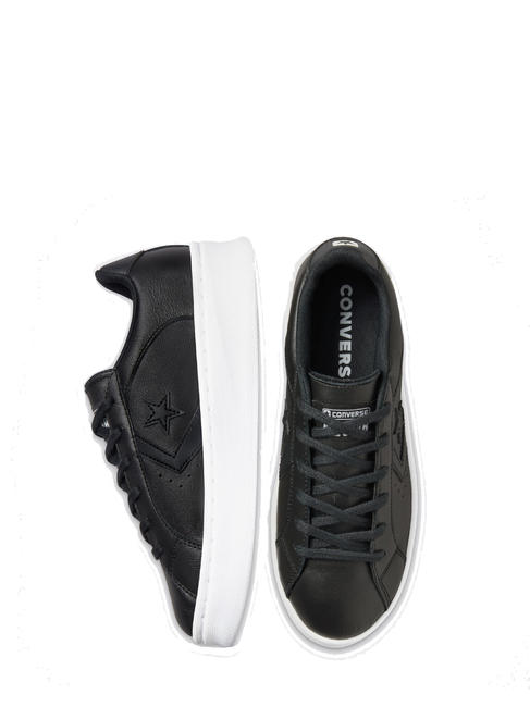 PRO LEATHER LIFT PLATFORM Leather sneakers BLACK / BLACK / WHITE - Unisex shoes