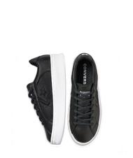 CONVERSE PRO LEATHER LIFT PLATFORM Leather sneakers BLACK / BLACK / WHITE - Unisex shoes - 5