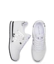 ARMANI EXCHANGE RIO Sneakers whi / silv - Women’s shoes - 5