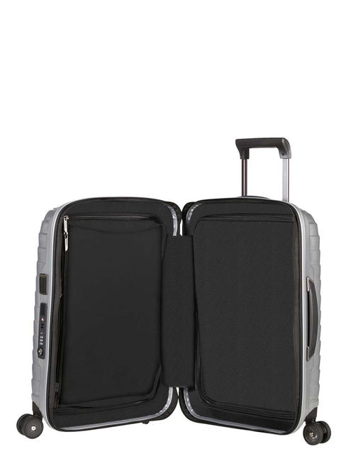PROXIS Hand luggage trolley 55/20 expandable SILVER - Hand luggage