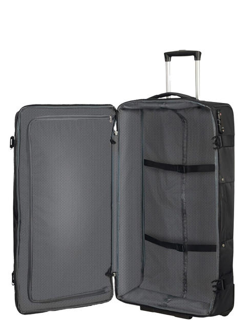 MIDTOWN midtown trolley borsone con ruote 79/29  Duffle bag with trolley 79/29 BLACK - Semi-rigid Trolley Cases